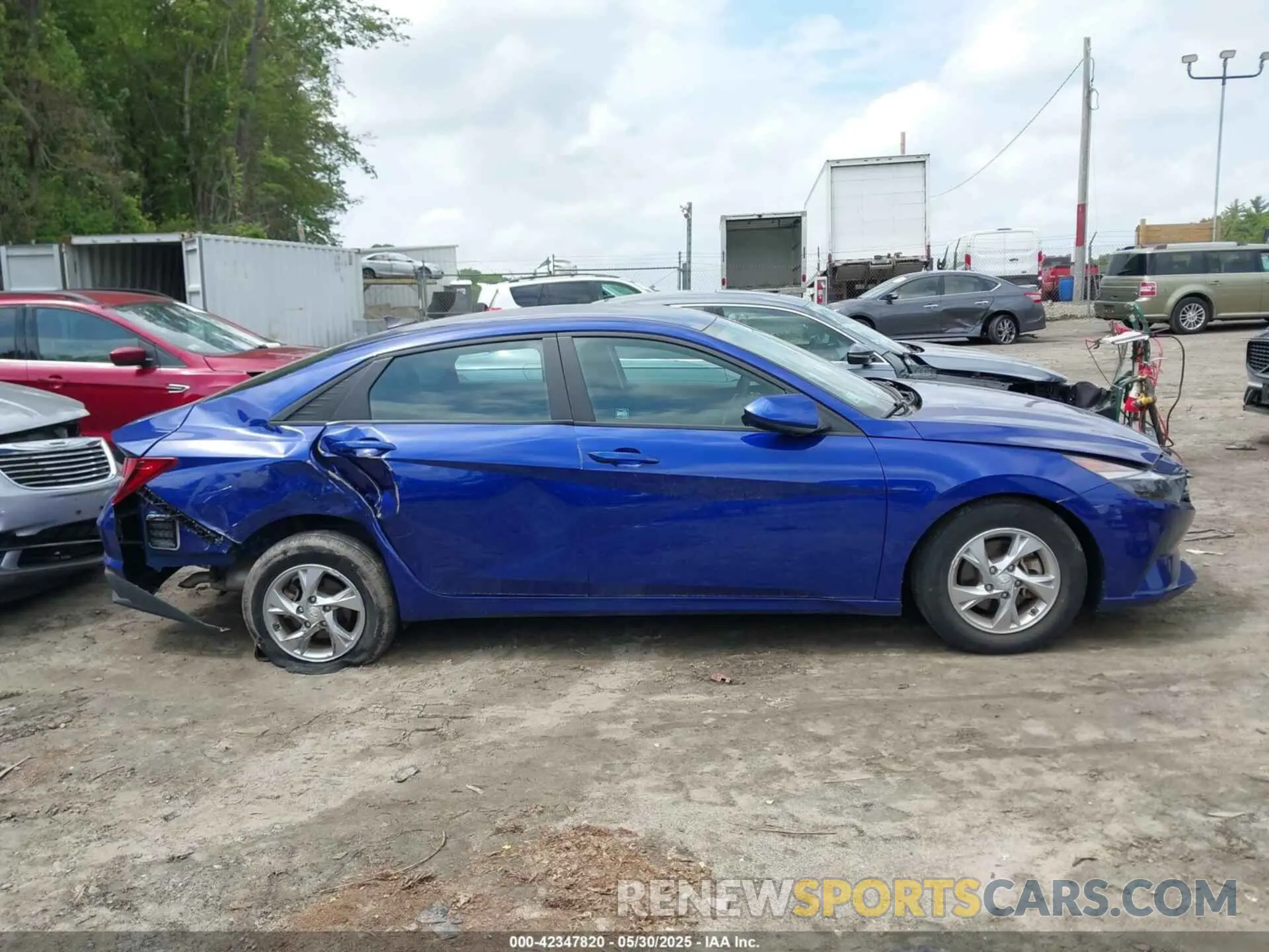 13 fotografías del automóvil dañado KMHLL4AG3MU174811 HYUNDAI ELANTRA 2021