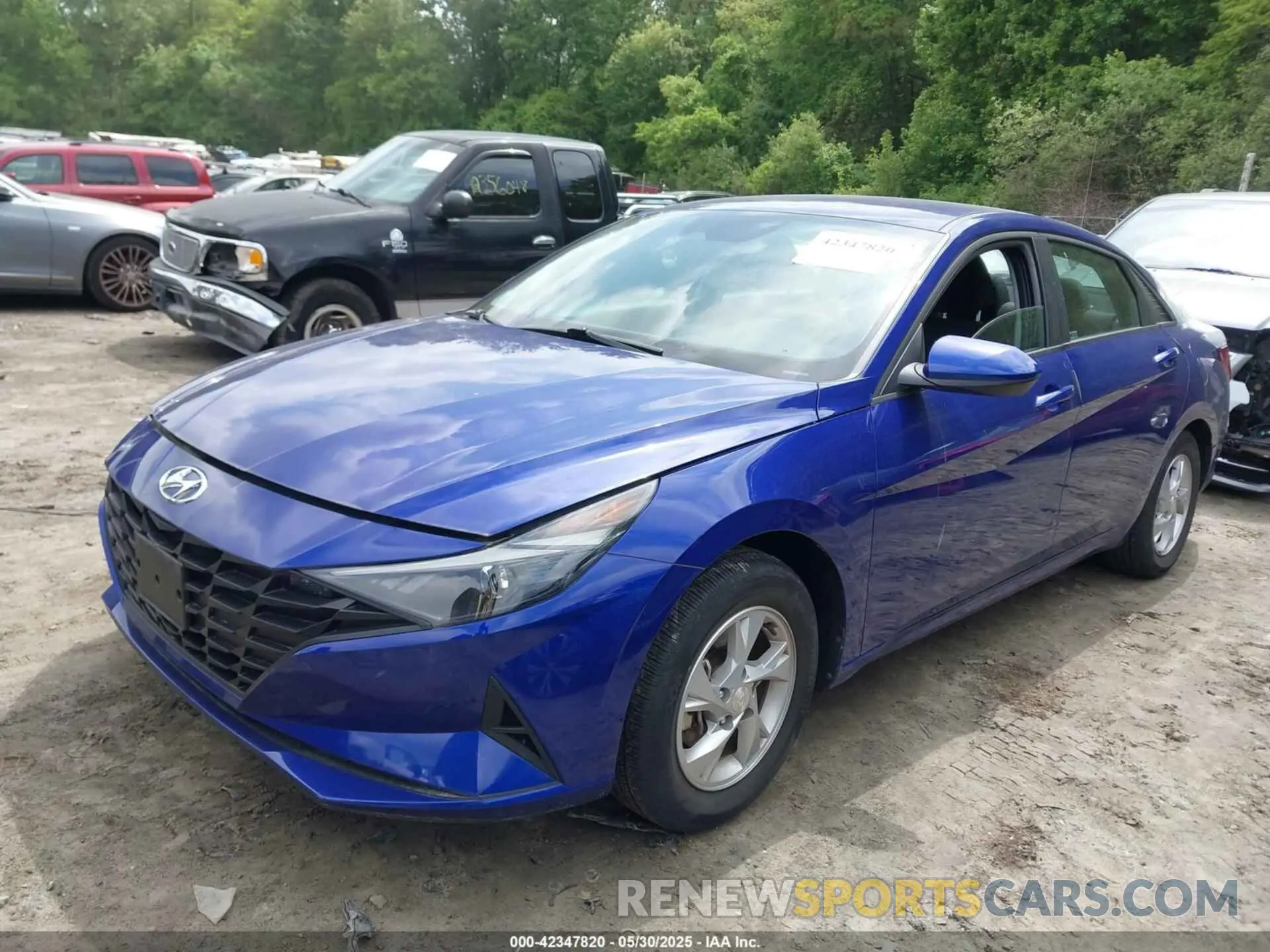 2 fotografías del automóvil dañado KMHLL4AG3MU174811 HYUNDAI ELANTRA 2021