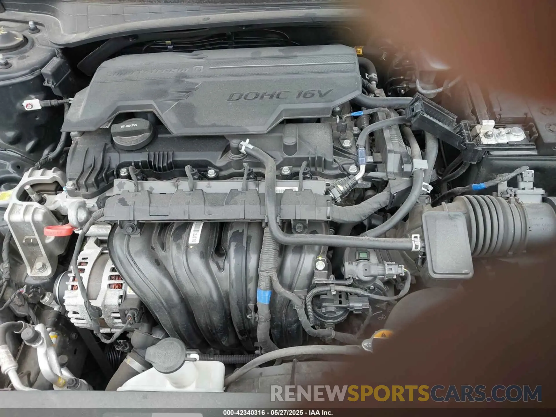 10 fotografías del automóvil dañado KMHLL4AG3MU213218 HYUNDAI ELANTRA 2021