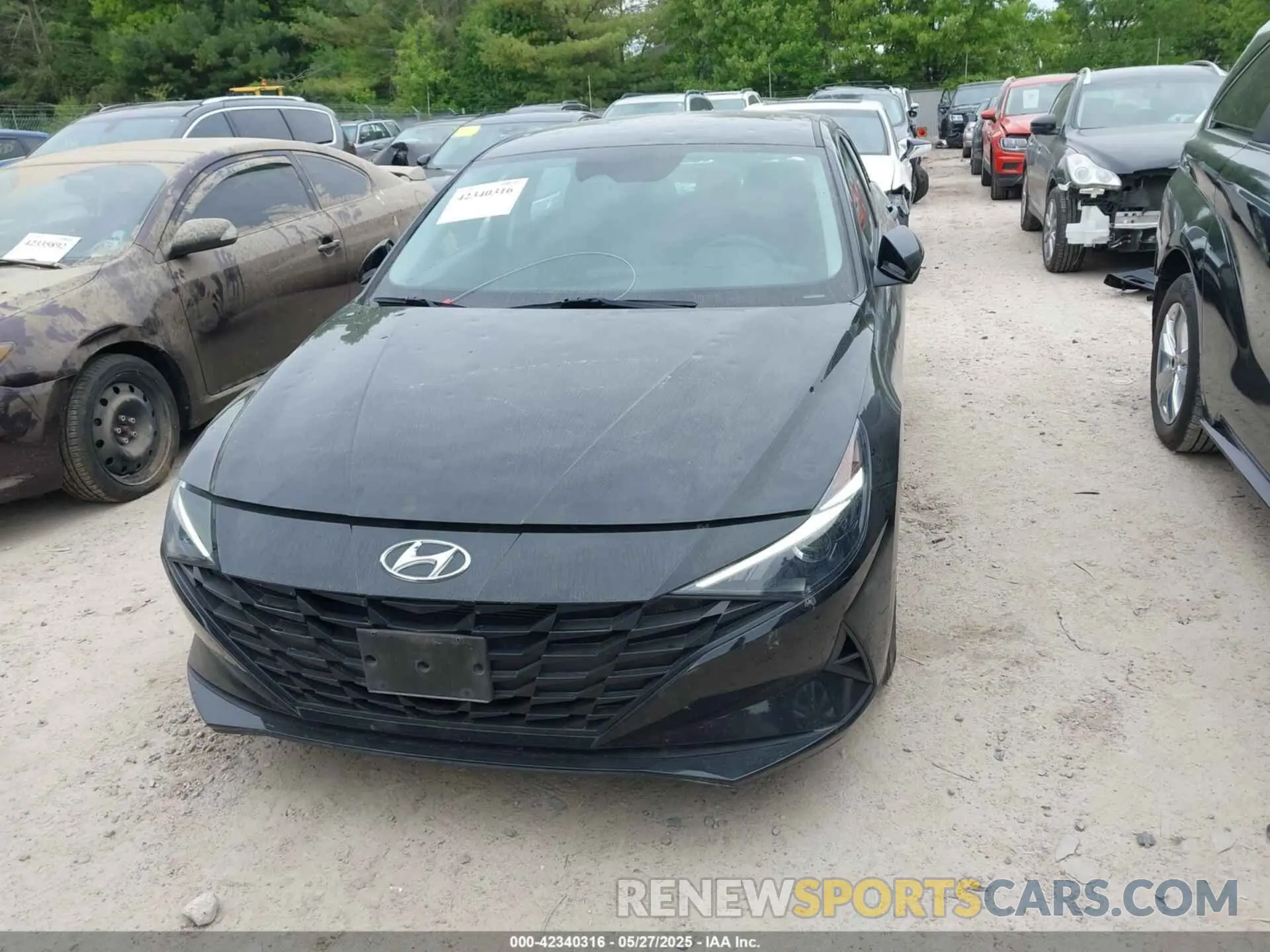 12 fotografías del automóvil dañado KMHLL4AG3MU213218 HYUNDAI ELANTRA 2021