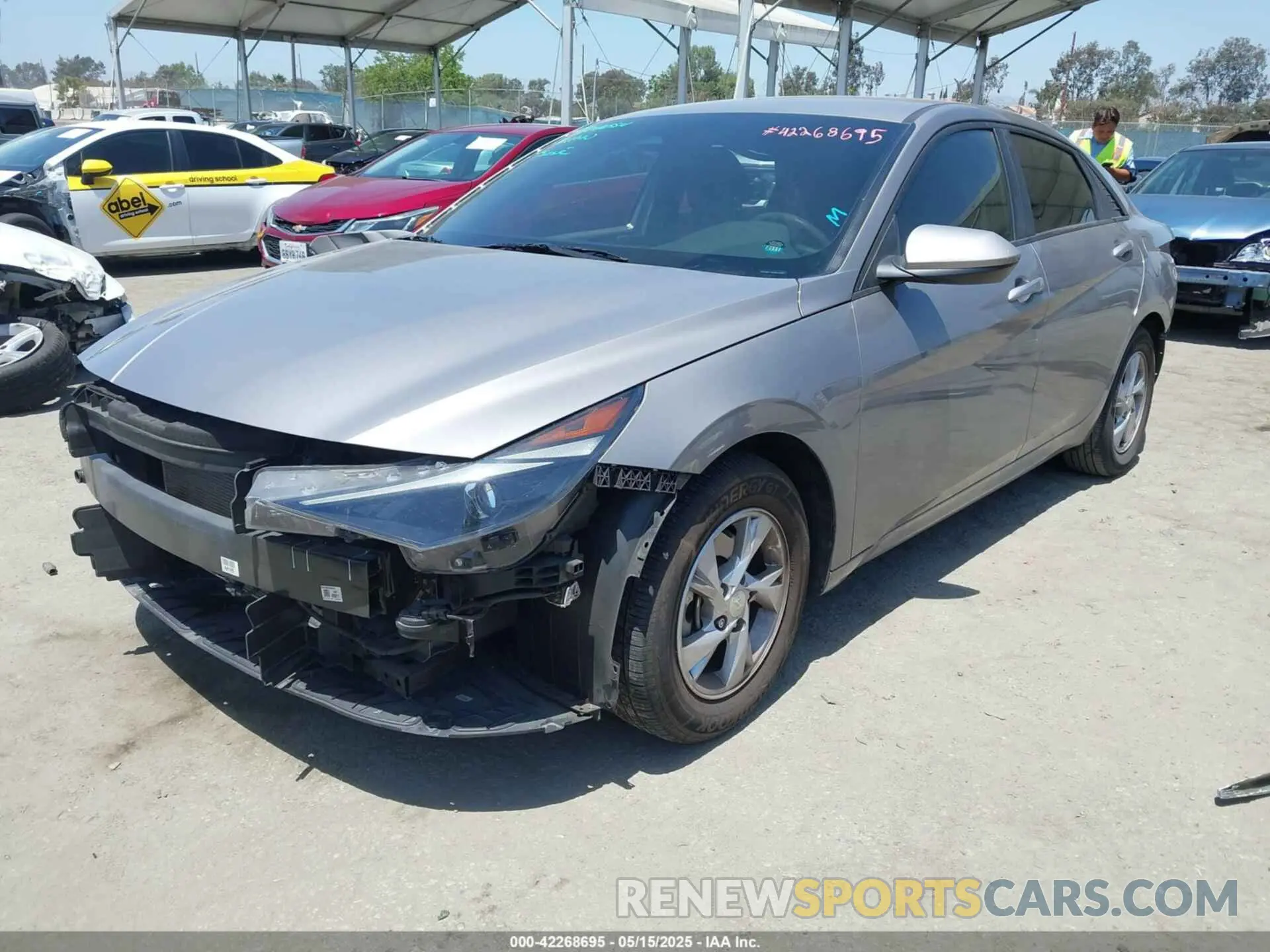 2 fotografías del automóvil dañado KMHLL4AG6MU141656 HYUNDAI ELANTRA 2021