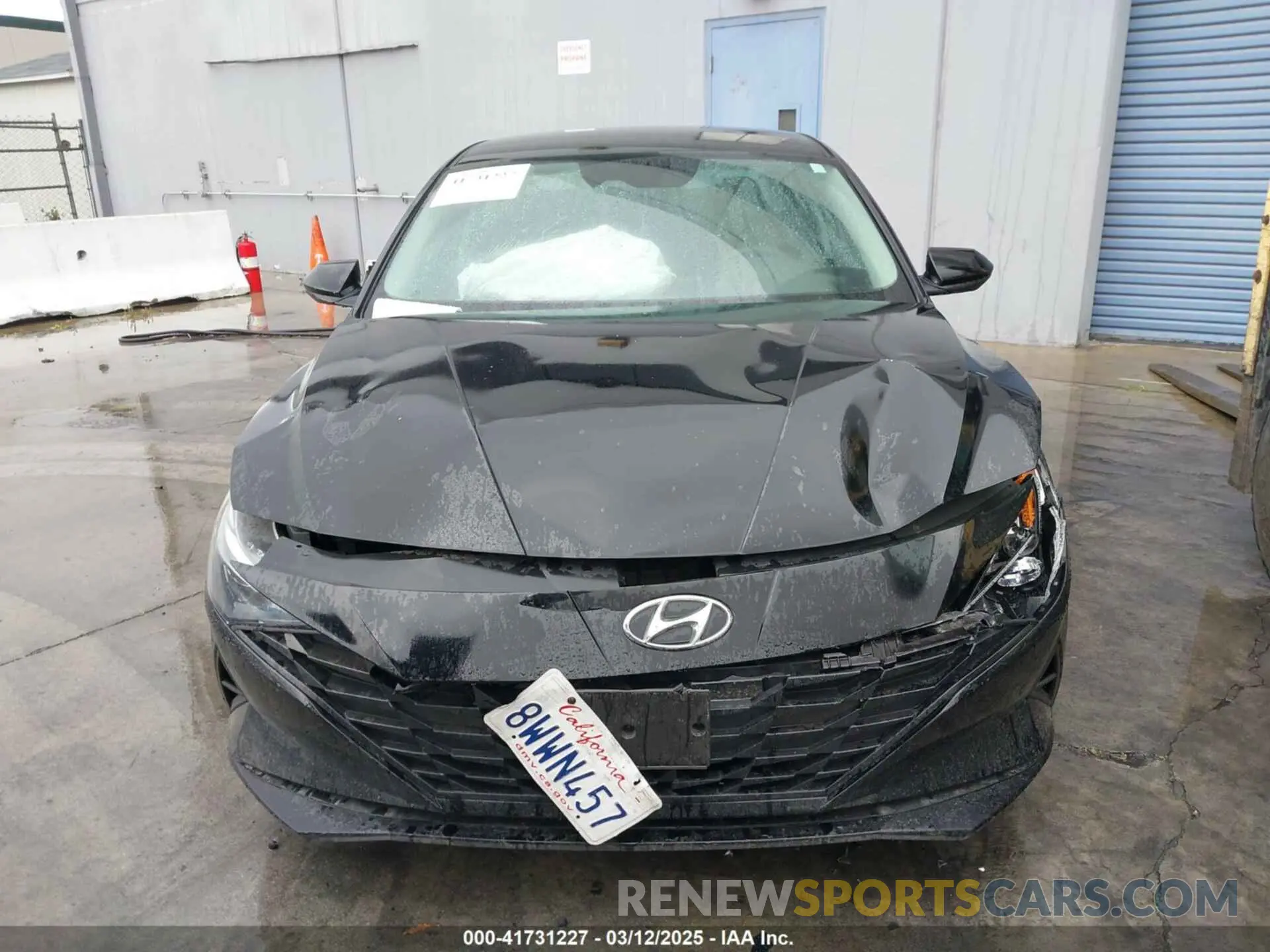 13 fotografías del automóvil dañado KMHLL4AG8MU071156 HYUNDAI ELANTRA 2021
