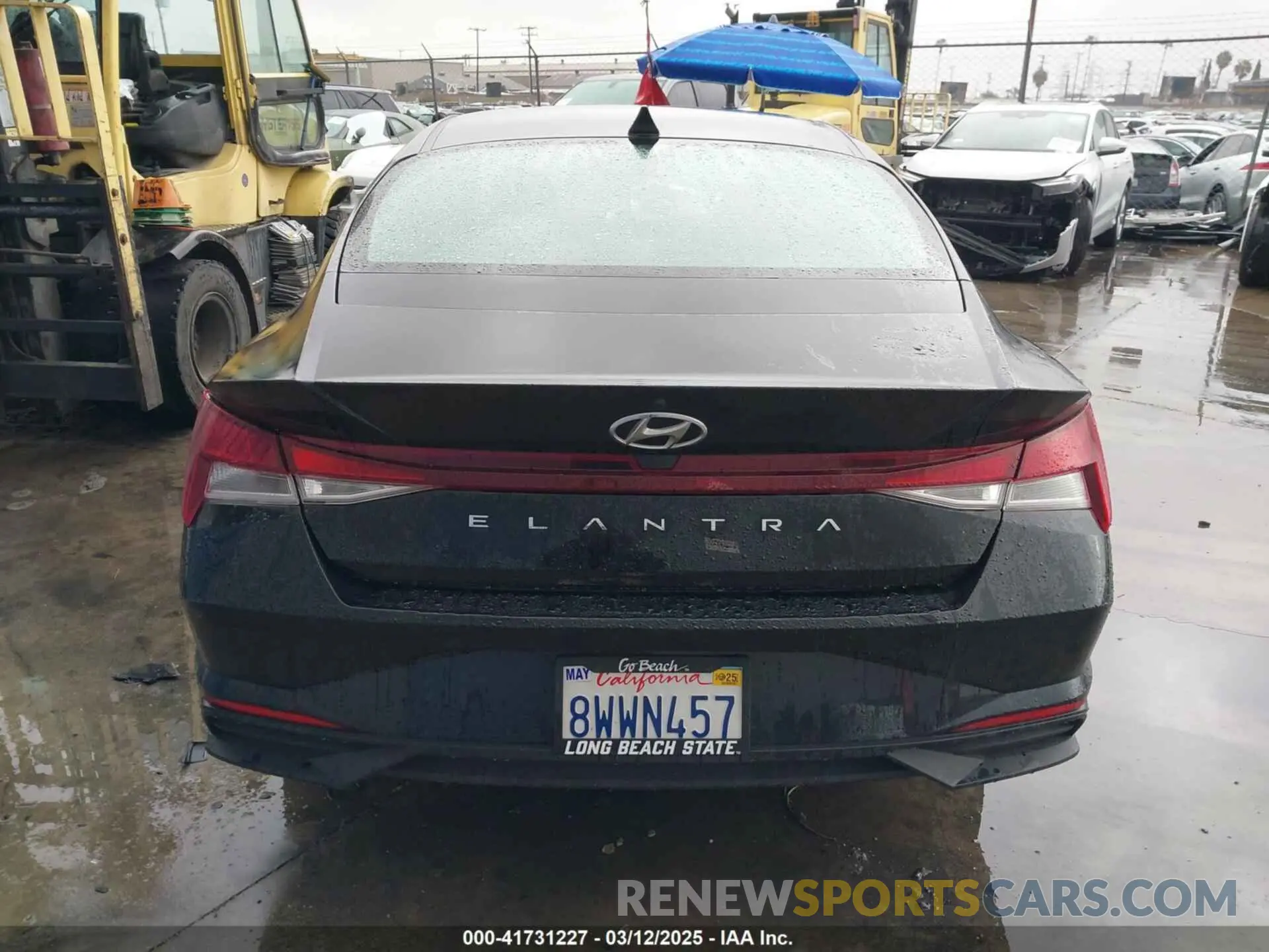 17 fotografías del automóvil dañado KMHLL4AG8MU071156 HYUNDAI ELANTRA 2021