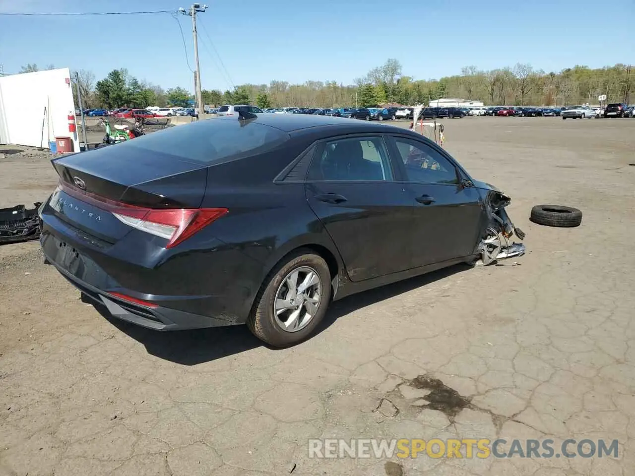 3 fotografías del automóvil dañado KMHLL4AG8MU146020 HYUNDAI ELANTRA 2021