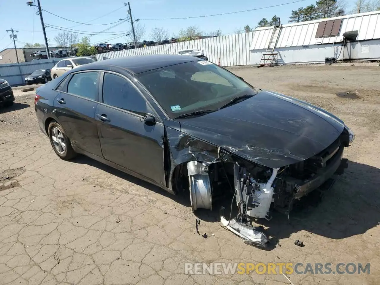 4 fotografías del automóvil dañado KMHLL4AG8MU146020 HYUNDAI ELANTRA 2021