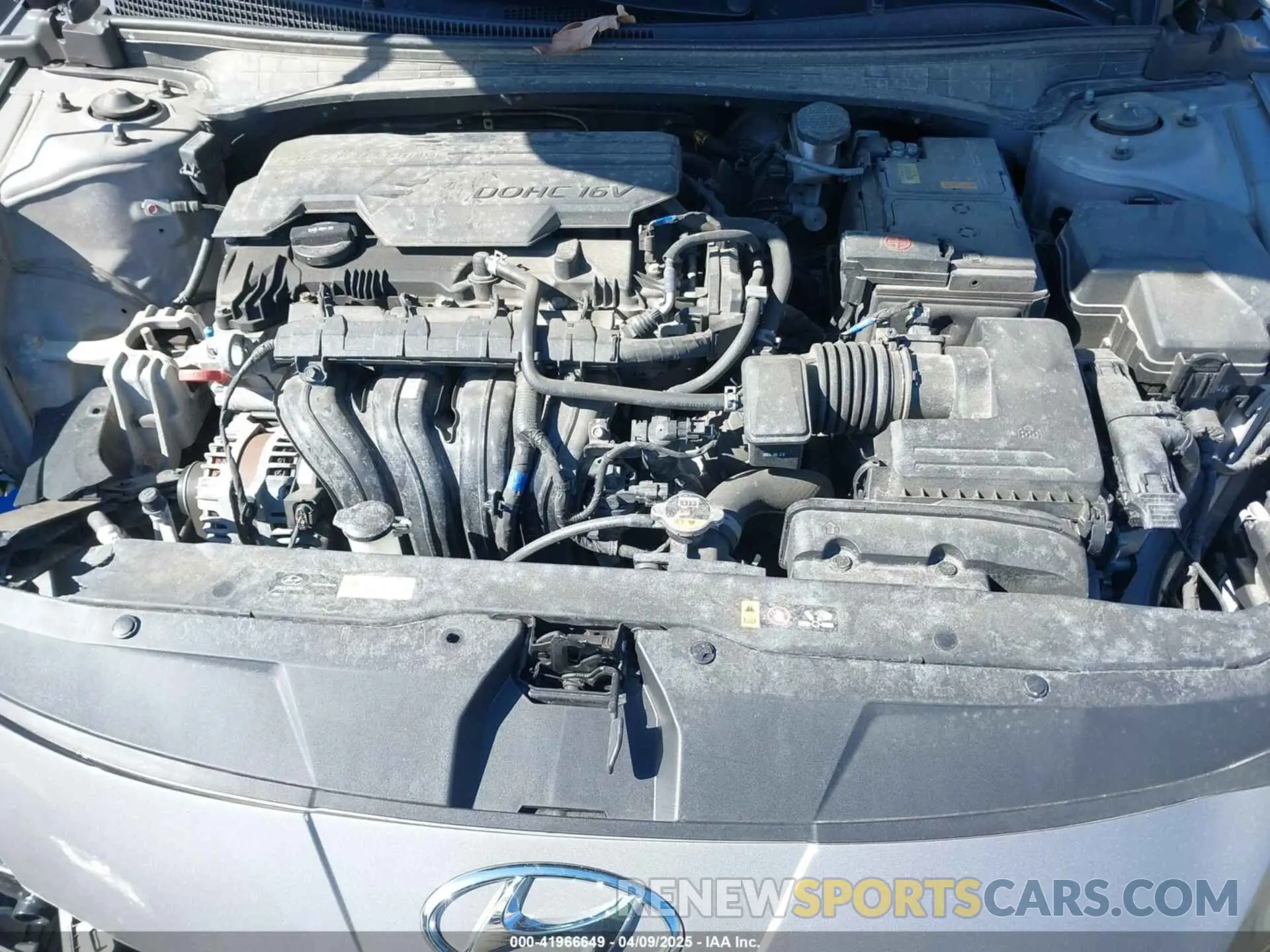 10 fotografías del automóvil dañado KMHLL4AG8MU181236 HYUNDAI ELANTRA 2021