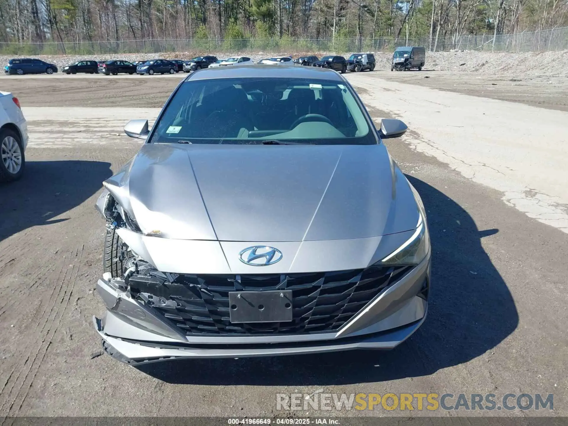 12 fotografías del automóvil dañado KMHLL4AG8MU181236 HYUNDAI ELANTRA 2021