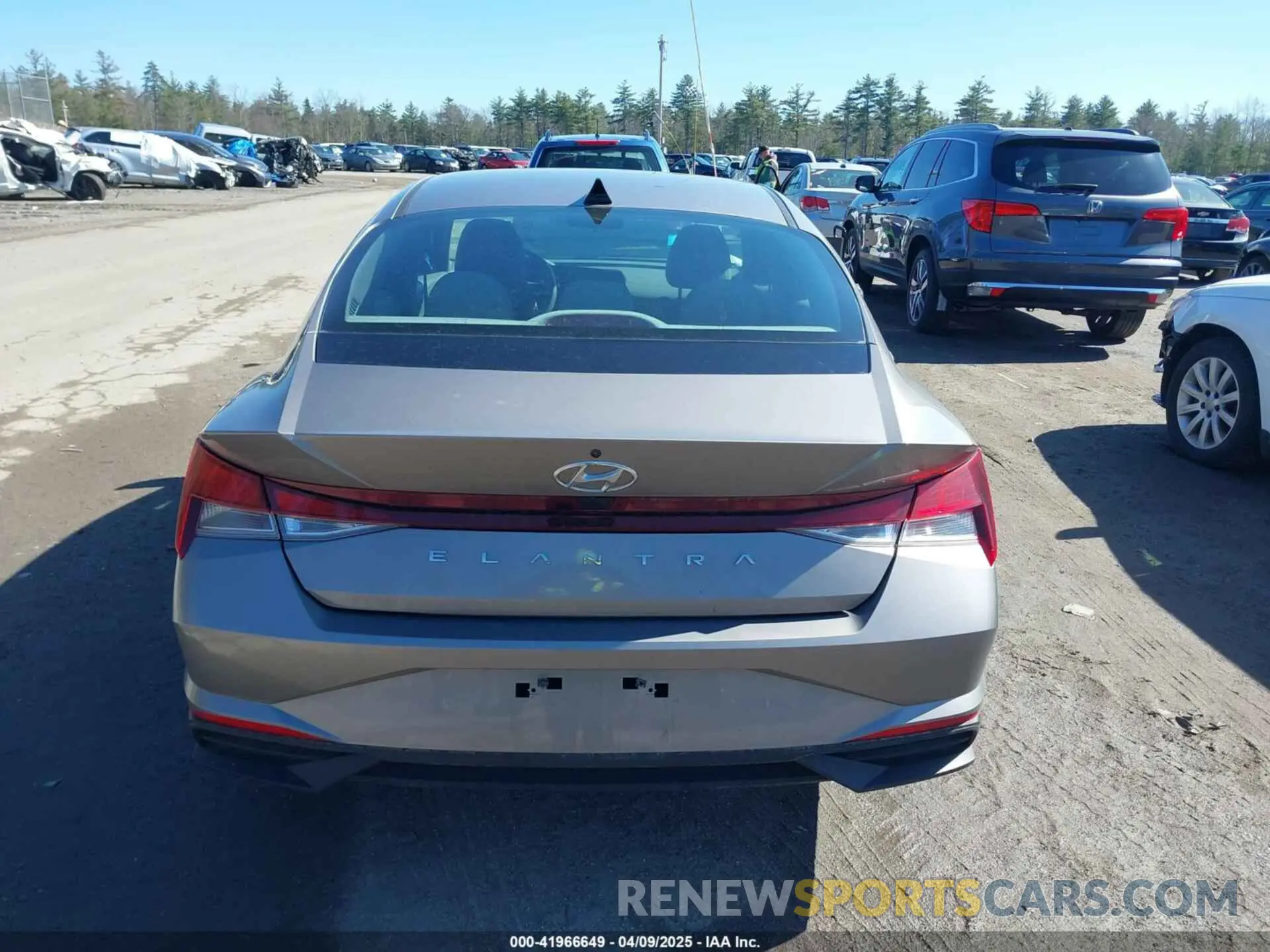 16 fotografías del automóvil dañado KMHLL4AG8MU181236 HYUNDAI ELANTRA 2021