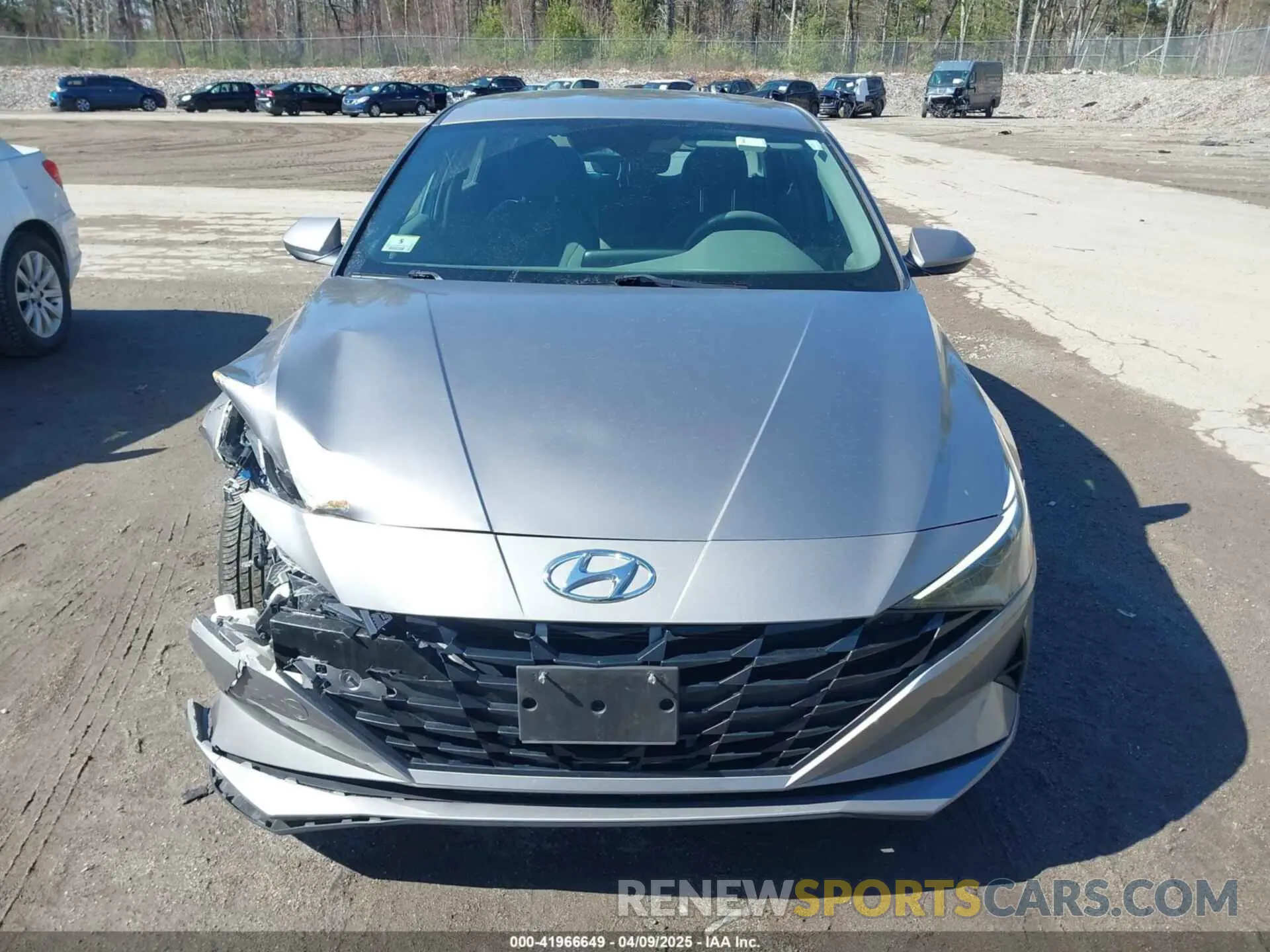 17 fotografías del automóvil dañado KMHLL4AG8MU181236 HYUNDAI ELANTRA 2021