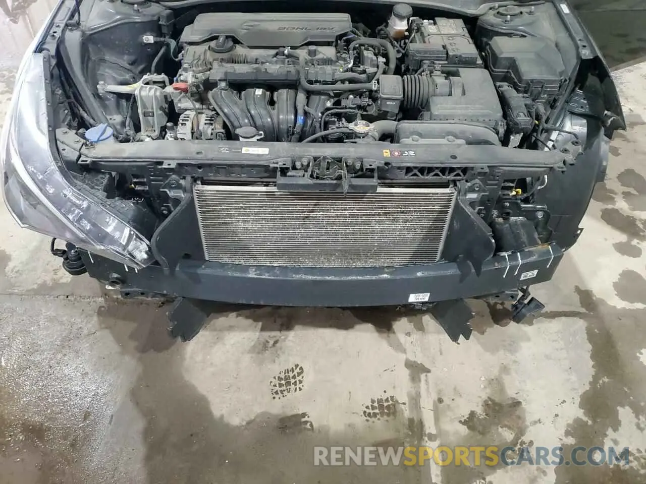 11 fotografías del automóvil dañado KMHLL4AG8MU213537 HYUNDAI ELANTRA 2021