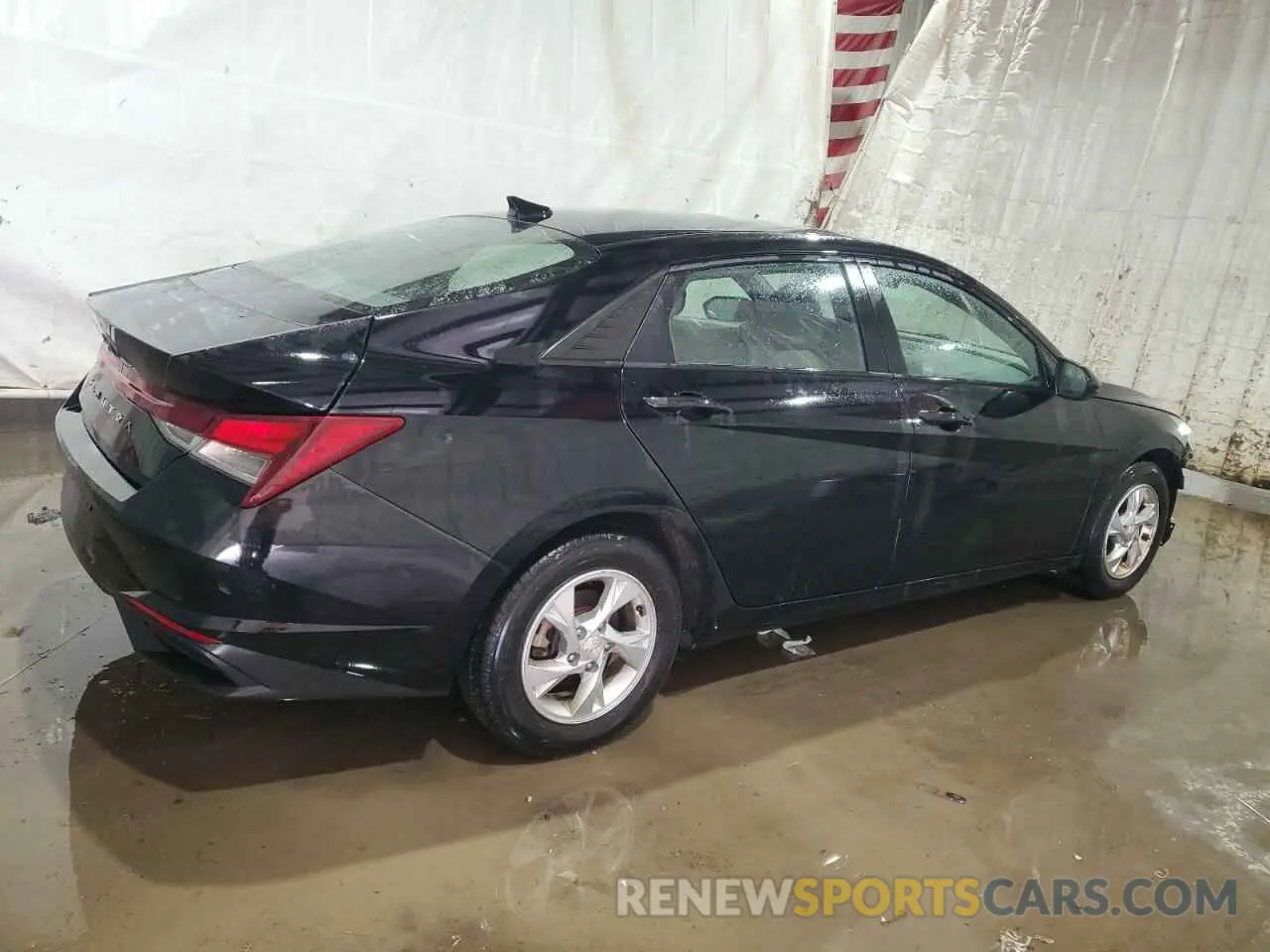 3 fotografías del automóvil dañado KMHLL4AG8MU213537 HYUNDAI ELANTRA 2021