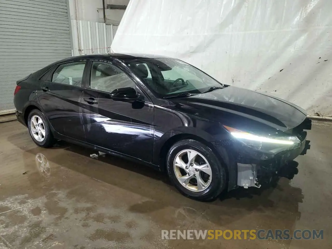 4 fotografías del automóvil dañado KMHLL4AG8MU213537 HYUNDAI ELANTRA 2021