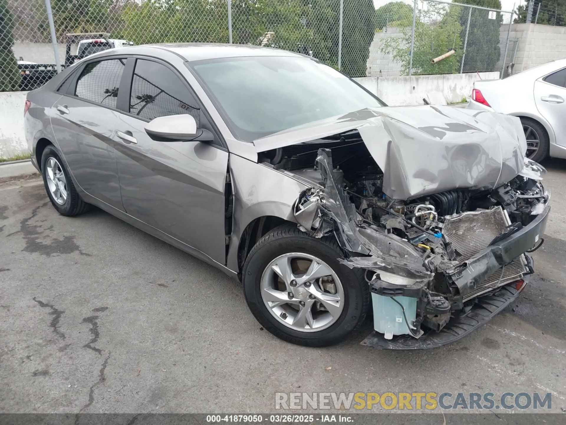 1 fotografías del automóvil dañado KMHLL4AG9MU136578 HYUNDAI ELANTRA 2021