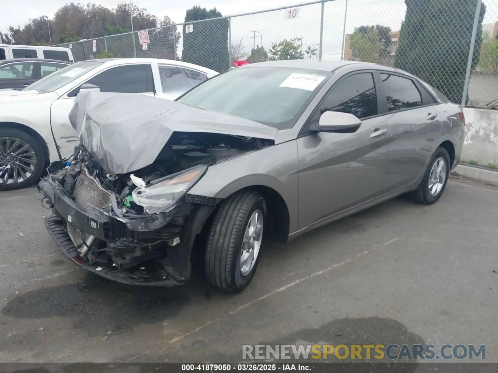2 fotografías del automóvil dañado KMHLL4AG9MU136578 HYUNDAI ELANTRA 2021