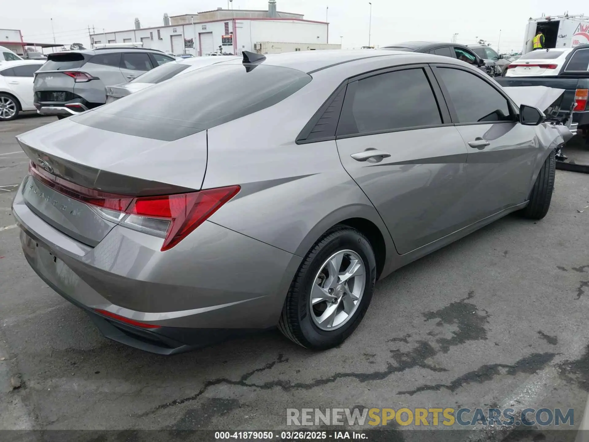 4 fotografías del automóvil dañado KMHLL4AG9MU136578 HYUNDAI ELANTRA 2021