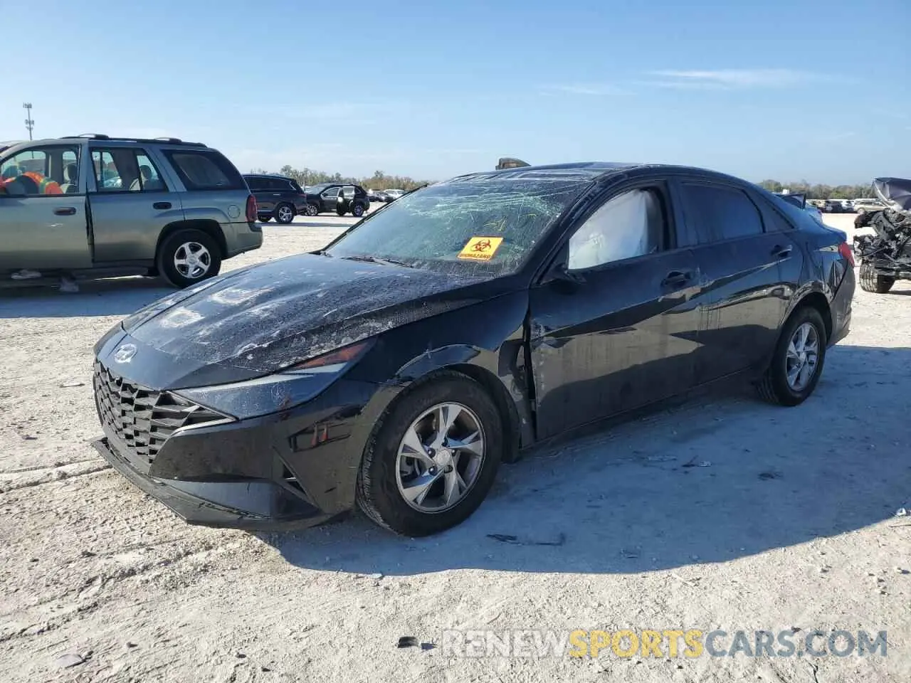 1 fotografías del automóvil dañado KMHLL4AG9MU192813 HYUNDAI ELANTRA 2021