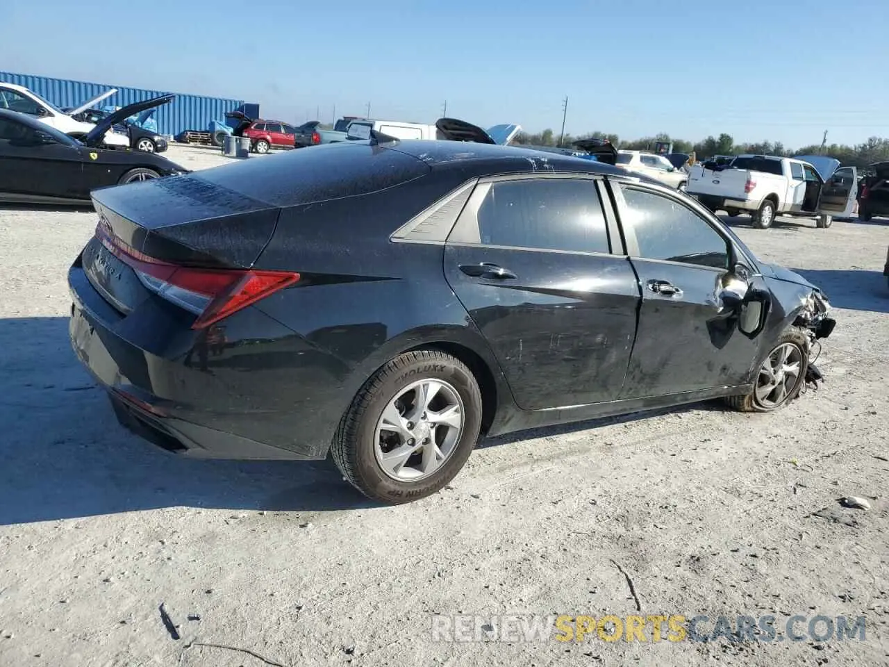 3 fotografías del automóvil dañado KMHLL4AG9MU192813 HYUNDAI ELANTRA 2021