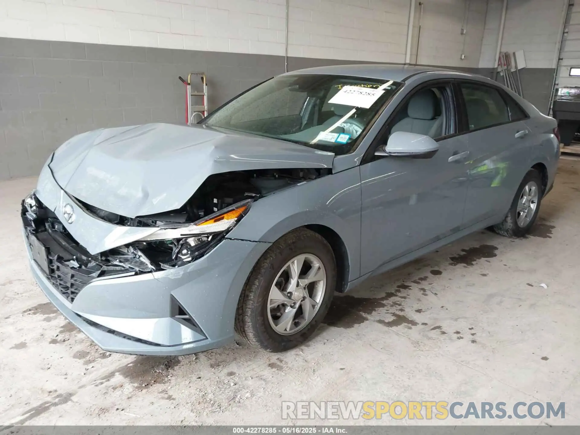 2 fotografías del automóvil dañado KMHLL4AGXMU119823 HYUNDAI ELANTRA 2021