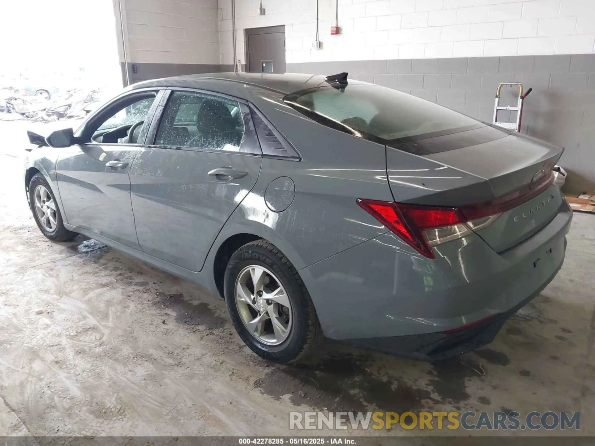 3 fotografías del automóvil dañado KMHLL4AGXMU119823 HYUNDAI ELANTRA 2021