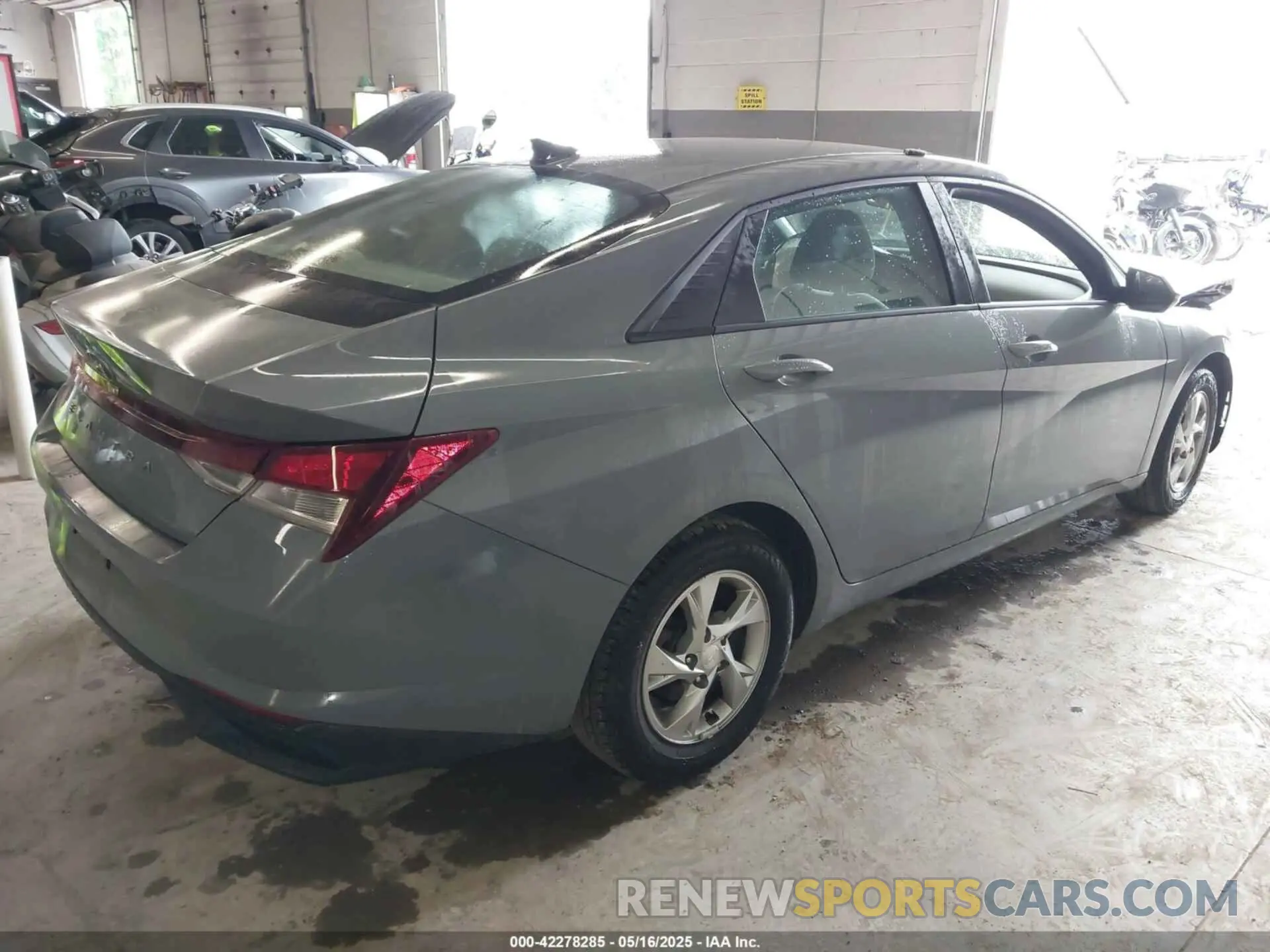 4 fotografías del automóvil dañado KMHLL4AGXMU119823 HYUNDAI ELANTRA 2021