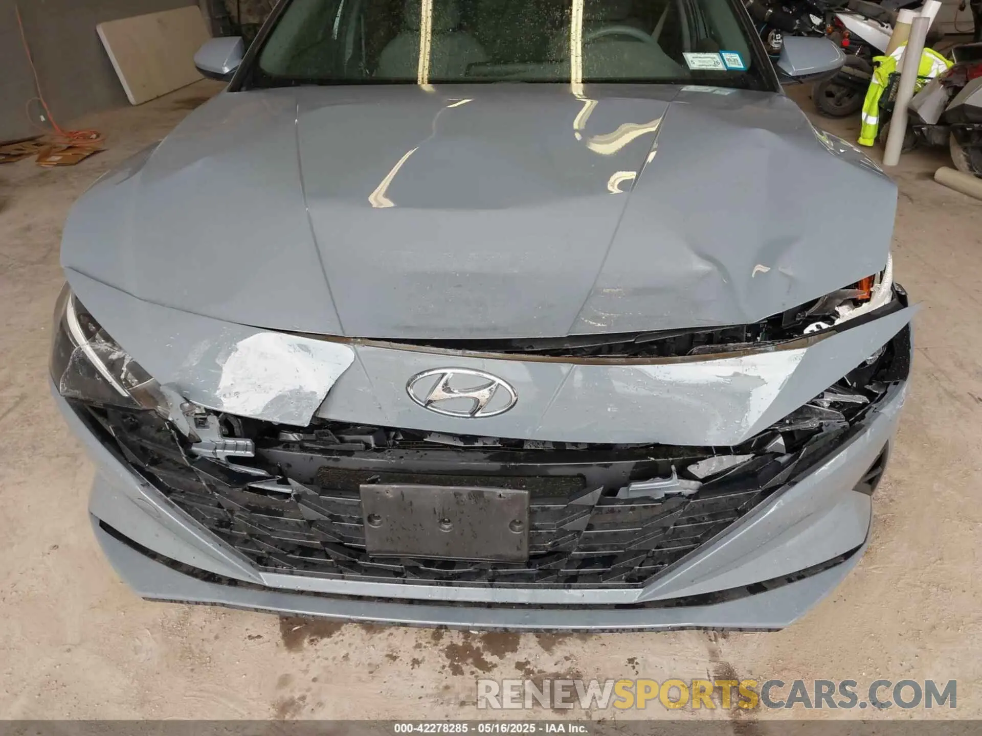 6 fotografías del automóvil dañado KMHLL4AGXMU119823 HYUNDAI ELANTRA 2021