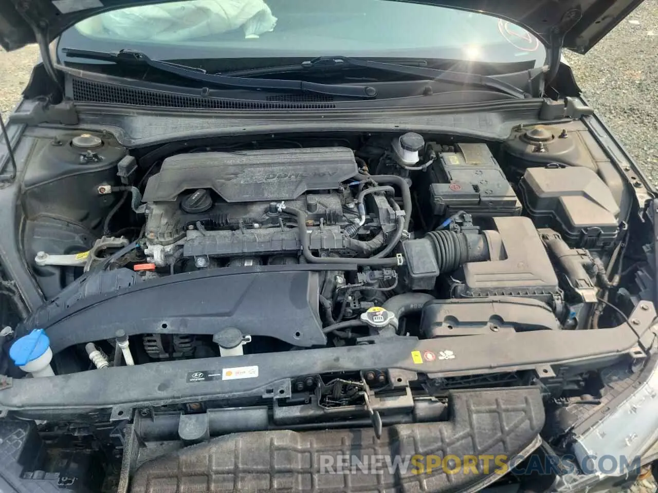 11 fotografías del automóvil dañado KMHLM4AG0MU067731 HYUNDAI ELANTRA 2021