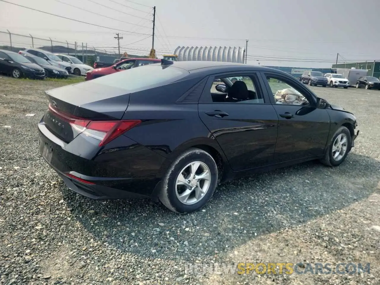 3 fotografías del automóvil dañado KMHLM4AG0MU067731 HYUNDAI ELANTRA 2021