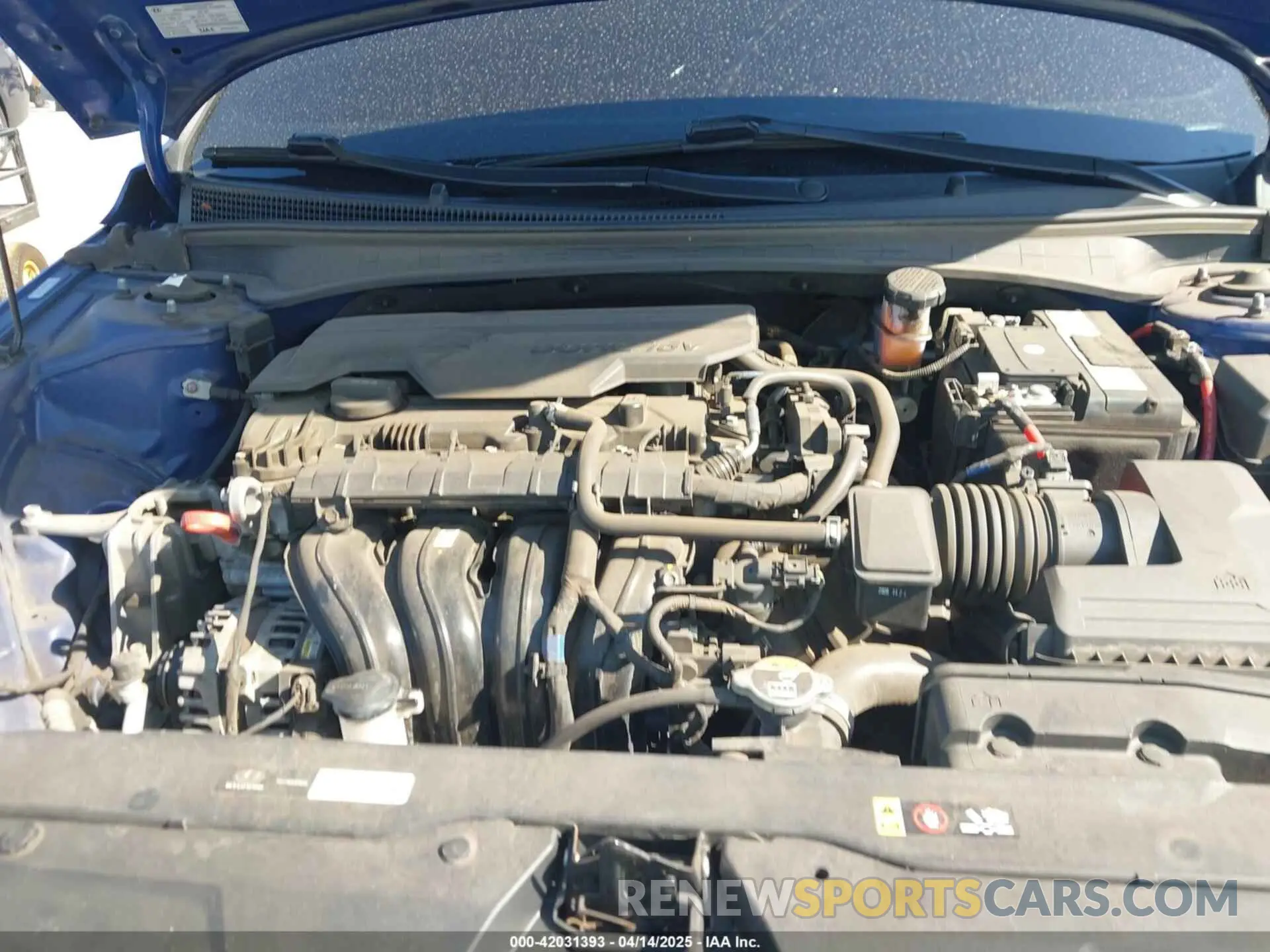 10 fotografías del automóvil dañado KMHLM4AG0MU111078 HYUNDAI ELANTRA 2021