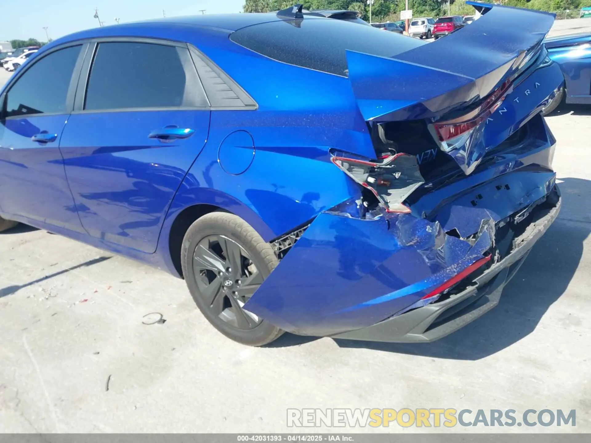 3 fotografías del automóvil dañado KMHLM4AG0MU111078 HYUNDAI ELANTRA 2021