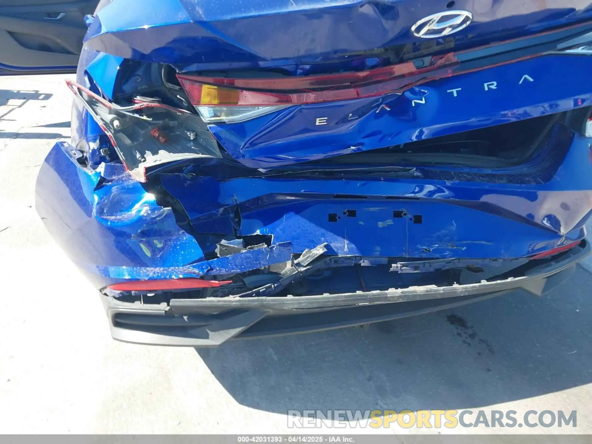 6 fotografías del automóvil dañado KMHLM4AG0MU111078 HYUNDAI ELANTRA 2021