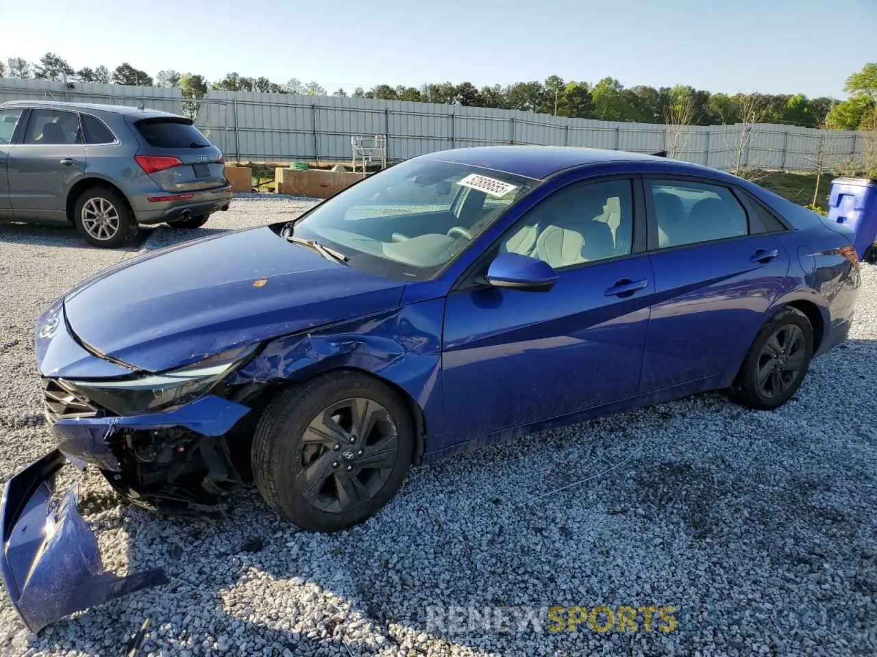1 fotografías del automóvil dañado KMHLM4AG0MU162287 HYUNDAI ELANTRA 2021