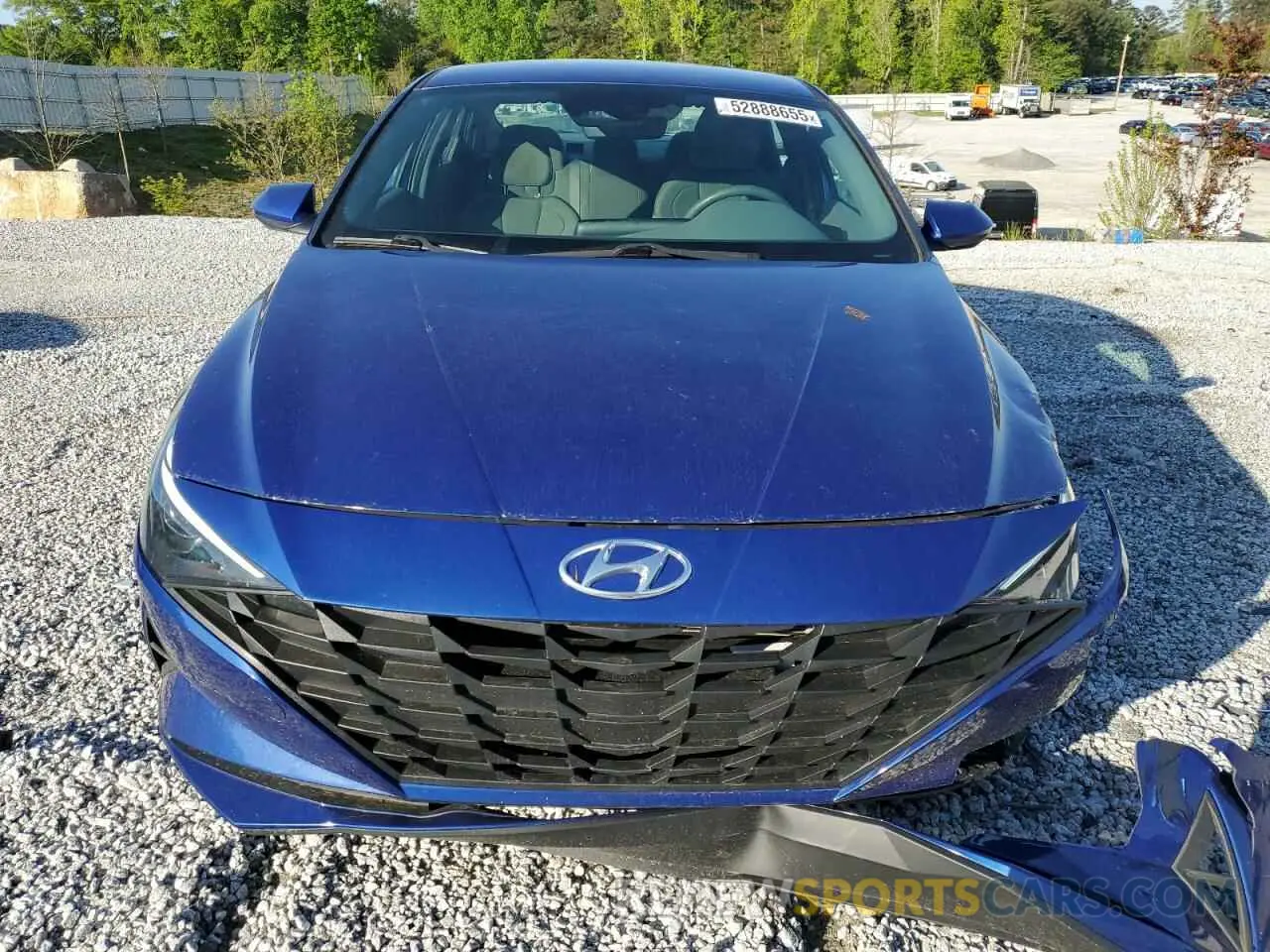 5 fotografías del automóvil dañado KMHLM4AG0MU162287 HYUNDAI ELANTRA 2021