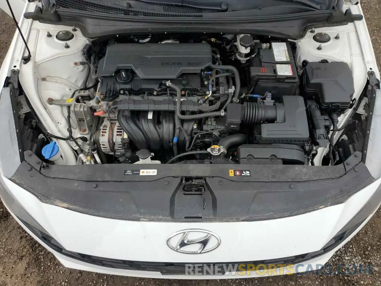 11 fotografías del automóvil dañado KMHLM4AG0MU168011 HYUNDAI ELANTRA 2021