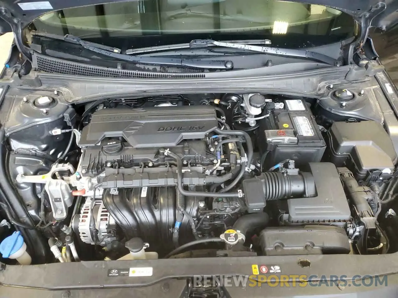 11 fotografías del automóvil dañado KMHLM4AG0MU176383 HYUNDAI ELANTRA 2021