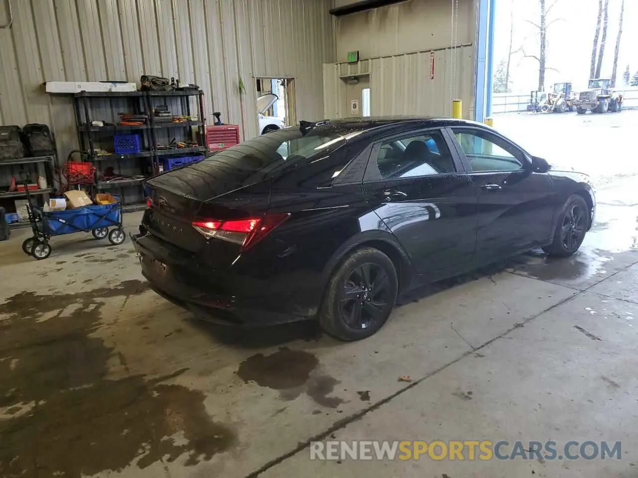 3 fotografías del automóvil dañado KMHLM4AG0MU176383 HYUNDAI ELANTRA 2021