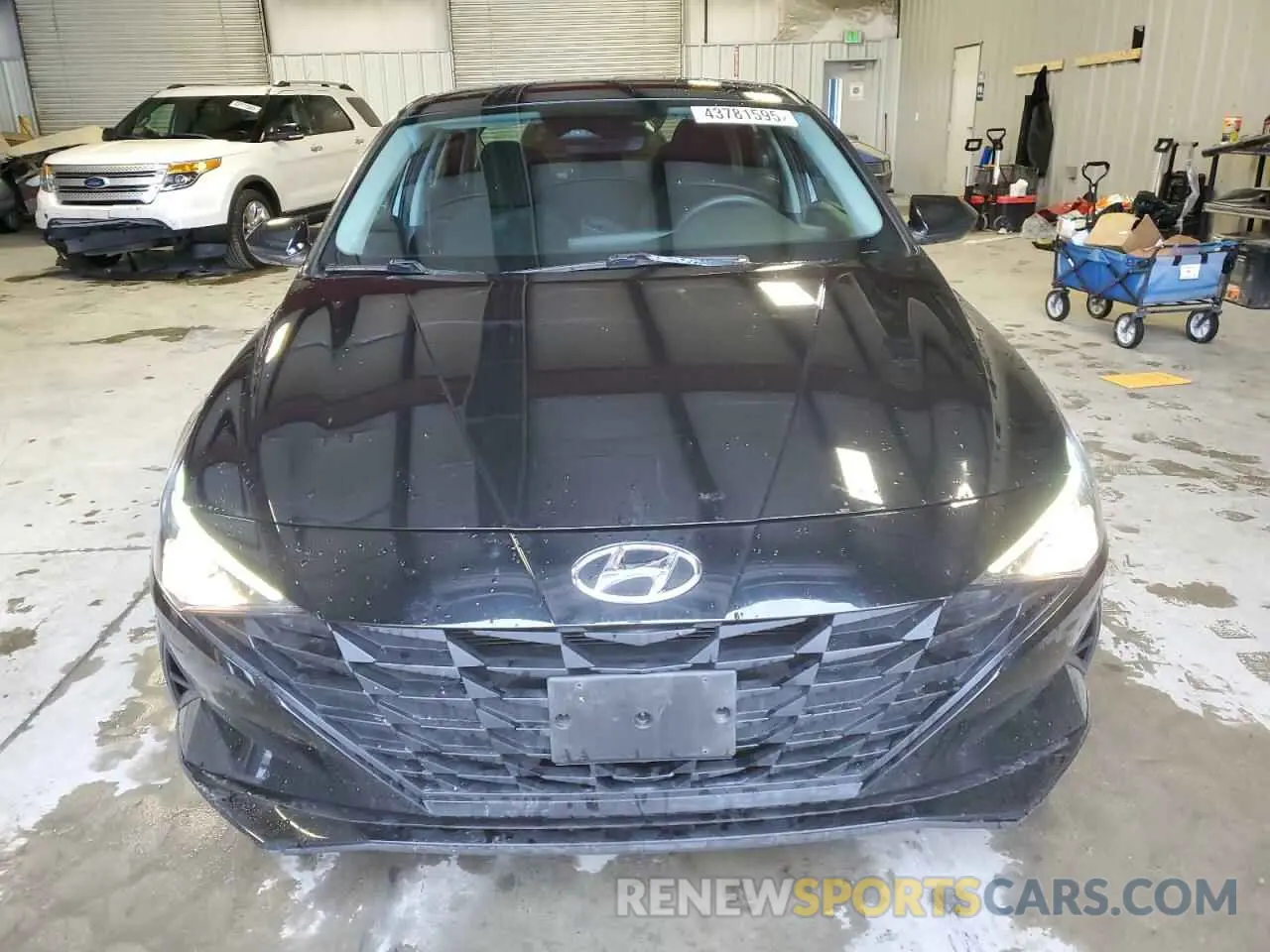 5 fotografías del automóvil dañado KMHLM4AG0MU176383 HYUNDAI ELANTRA 2021