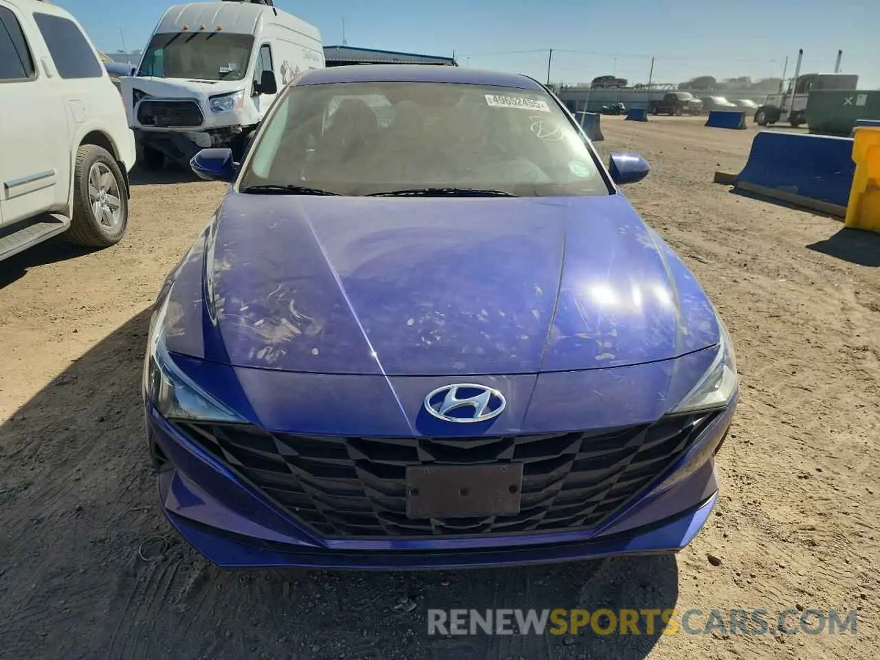 5 fotografías del automóvil dañado KMHLM4AG1MU158099 HYUNDAI ELANTRA 2021