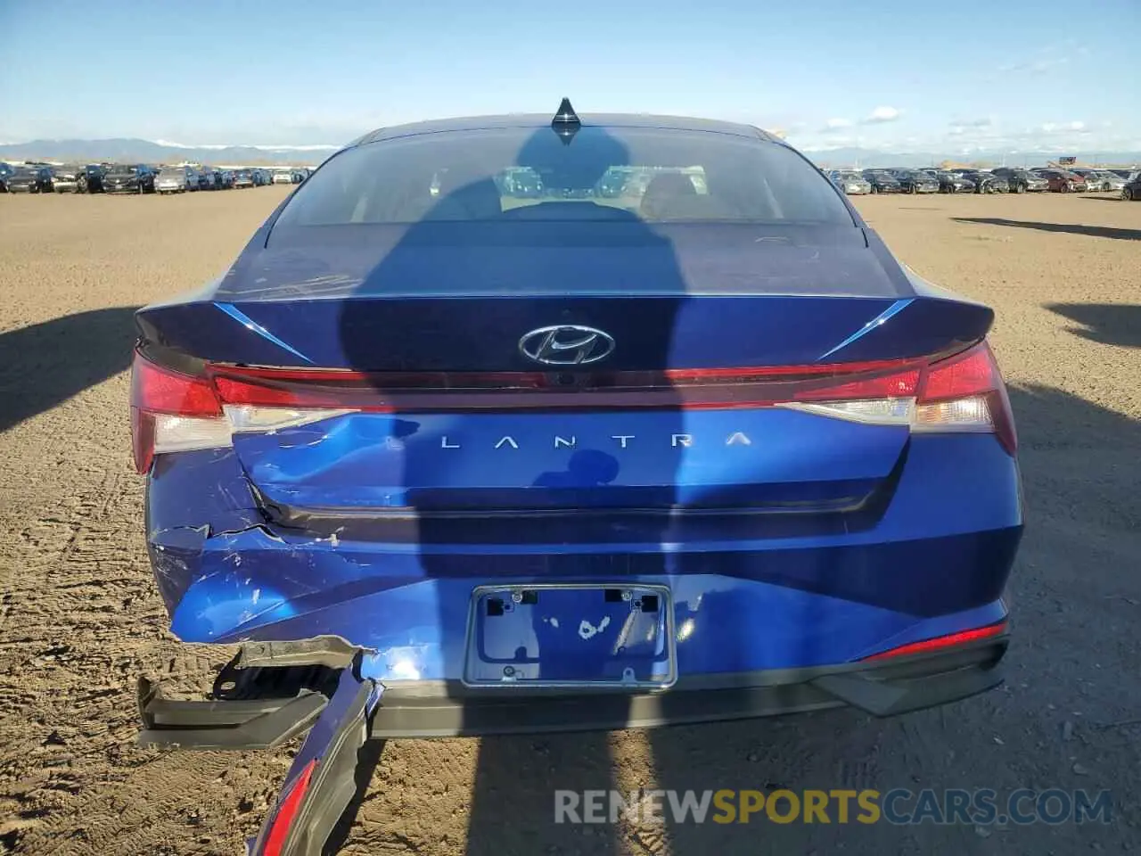 6 fotografías del automóvil dañado KMHLM4AG1MU158099 HYUNDAI ELANTRA 2021