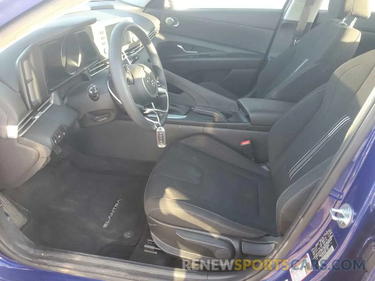 7 fotografías del automóvil dañado KMHLM4AG1MU158099 HYUNDAI ELANTRA 2021