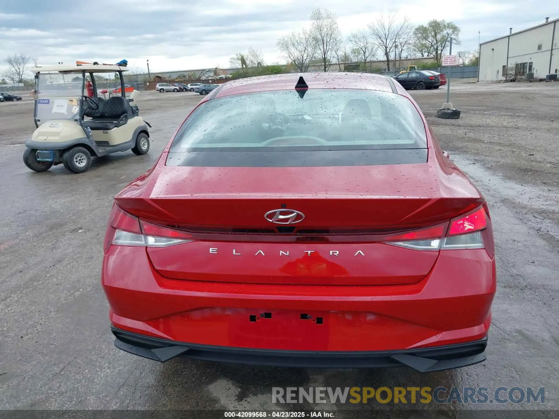 16 fotografías del automóvil dañado KMHLM4AG1MU175615 HYUNDAI ELANTRA 2021
