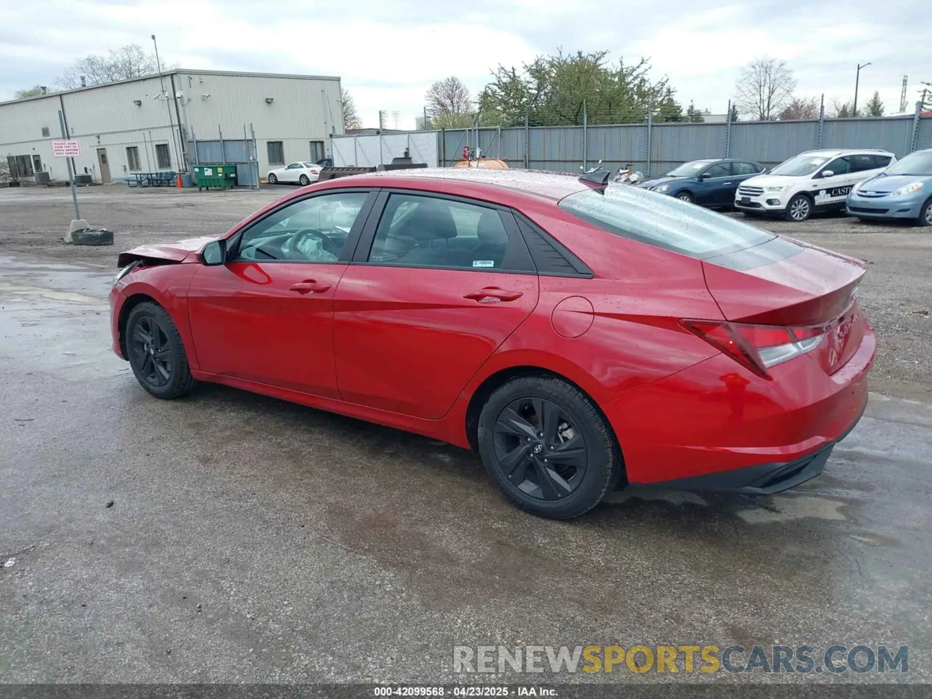 3 fotografías del automóvil dañado KMHLM4AG1MU175615 HYUNDAI ELANTRA 2021