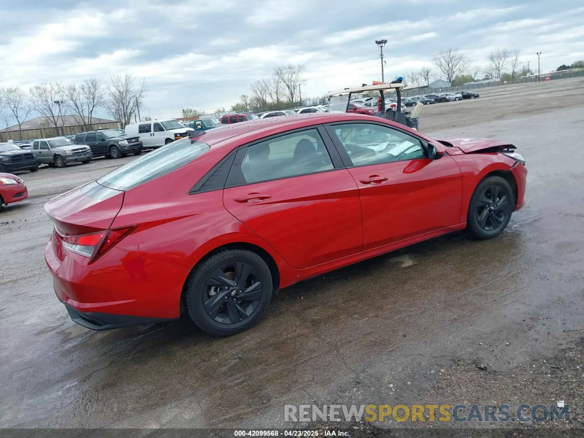 4 fotografías del automóvil dañado KMHLM4AG1MU175615 HYUNDAI ELANTRA 2021