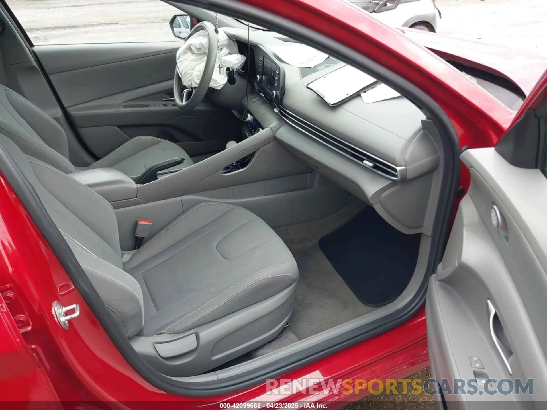 5 fotografías del automóvil dañado KMHLM4AG1MU175615 HYUNDAI ELANTRA 2021