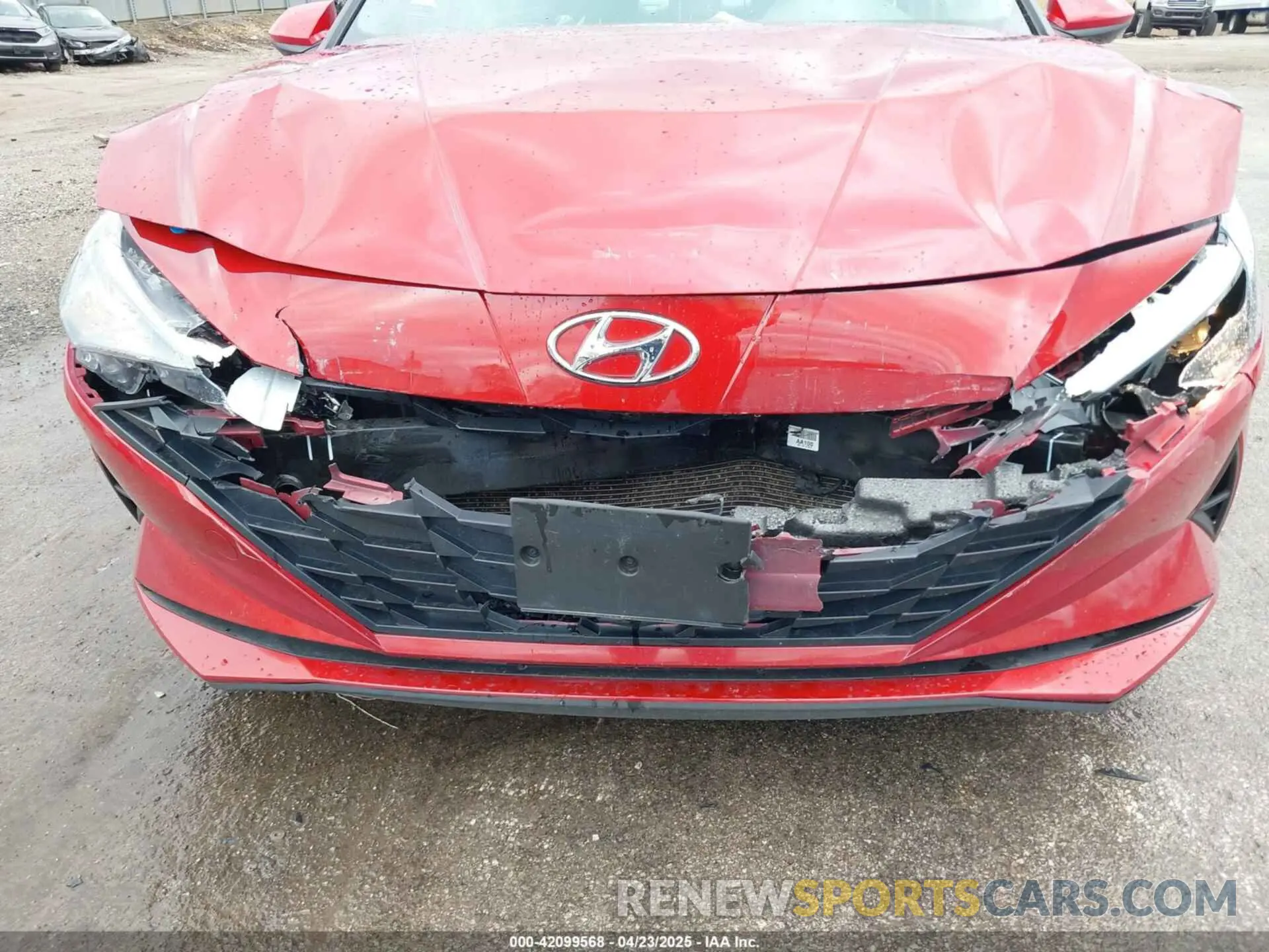 6 fotografías del automóvil dañado KMHLM4AG1MU175615 HYUNDAI ELANTRA 2021