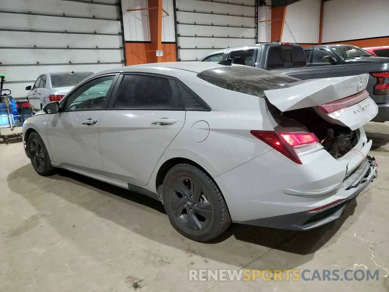 2 fotografías del automóvil dañado KMHLM4AG2MU070498 HYUNDAI ELANTRA 2021