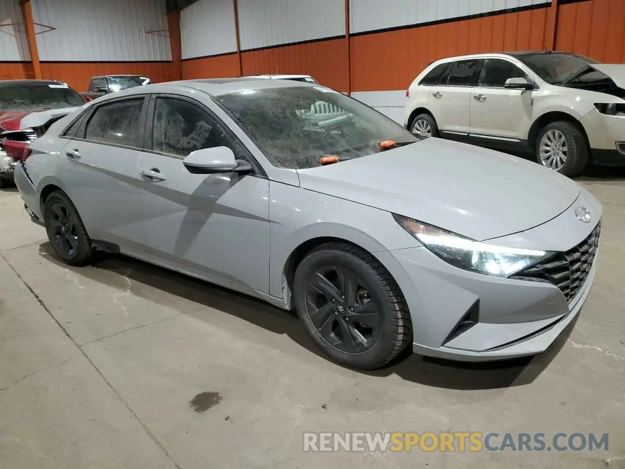 4 fotografías del automóvil dañado KMHLM4AG2MU070498 HYUNDAI ELANTRA 2021