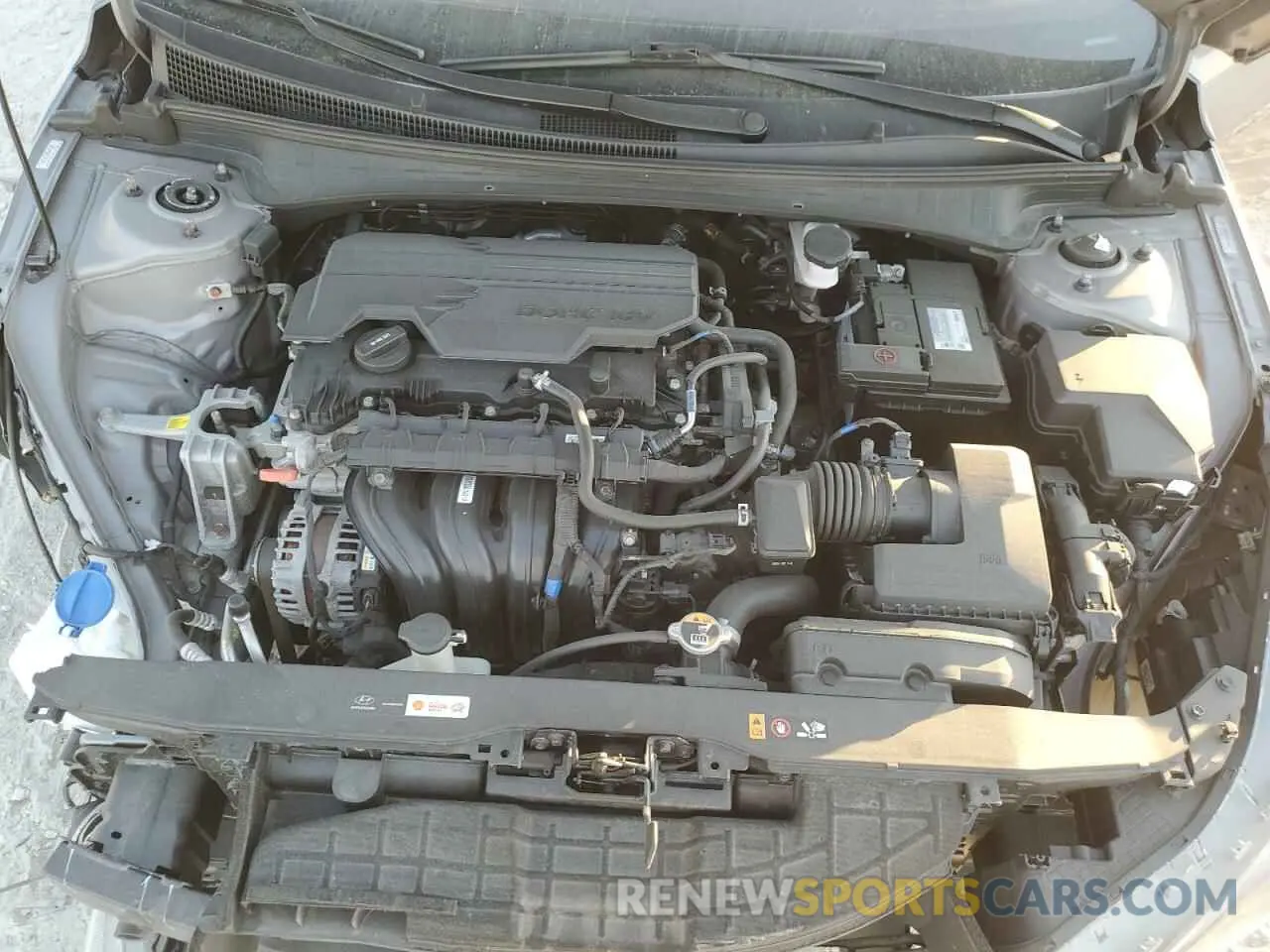 11 fotografías del automóvil dañado KMHLM4AG2MU157222 HYUNDAI ELANTRA 2021
