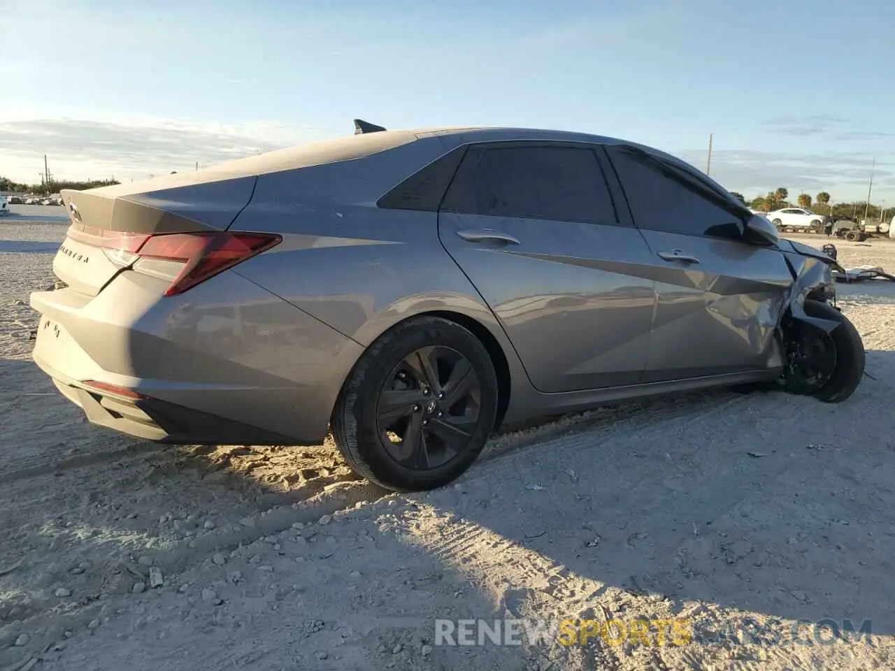 3 fotografías del automóvil dañado KMHLM4AG2MU157222 HYUNDAI ELANTRA 2021