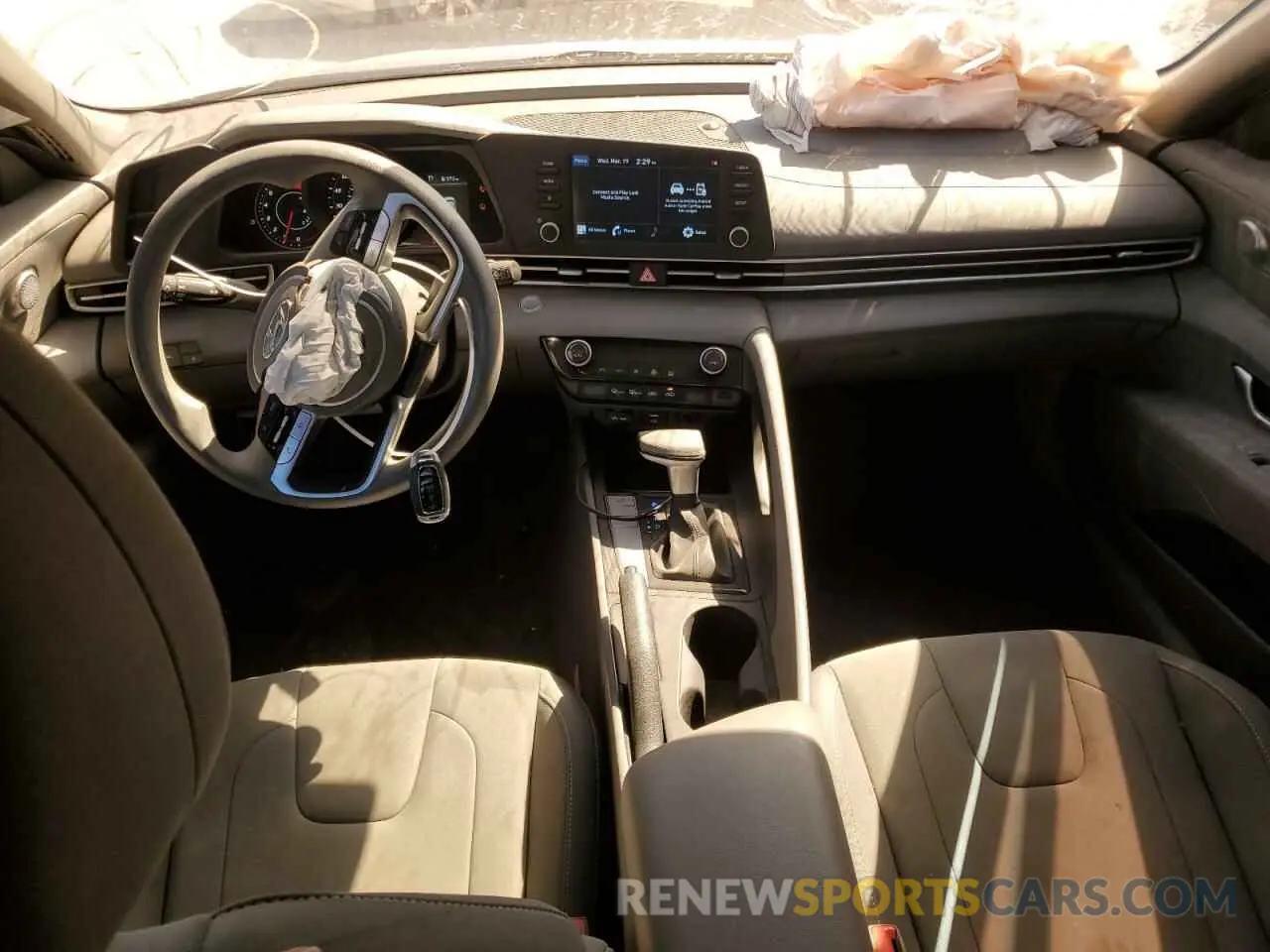 8 fotografías del automóvil dañado KMHLM4AG2MU157222 HYUNDAI ELANTRA 2021