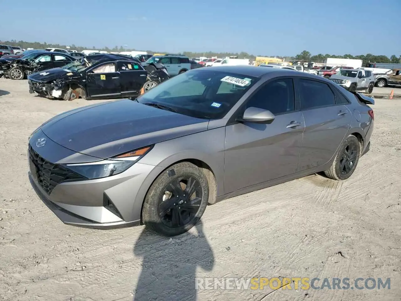 1 fotografías del automóvil dañado KMHLM4AG3MU081123 HYUNDAI ELANTRA 2021